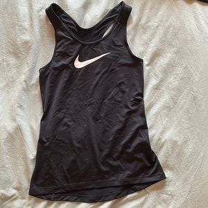 Black Nike Dri Fit muscle tank